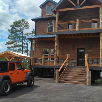 House And Jeep